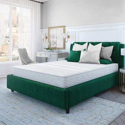 Classic Brands 8 Inch Advantage Firm Wrapped Innerspring Coil Mattress, Queen