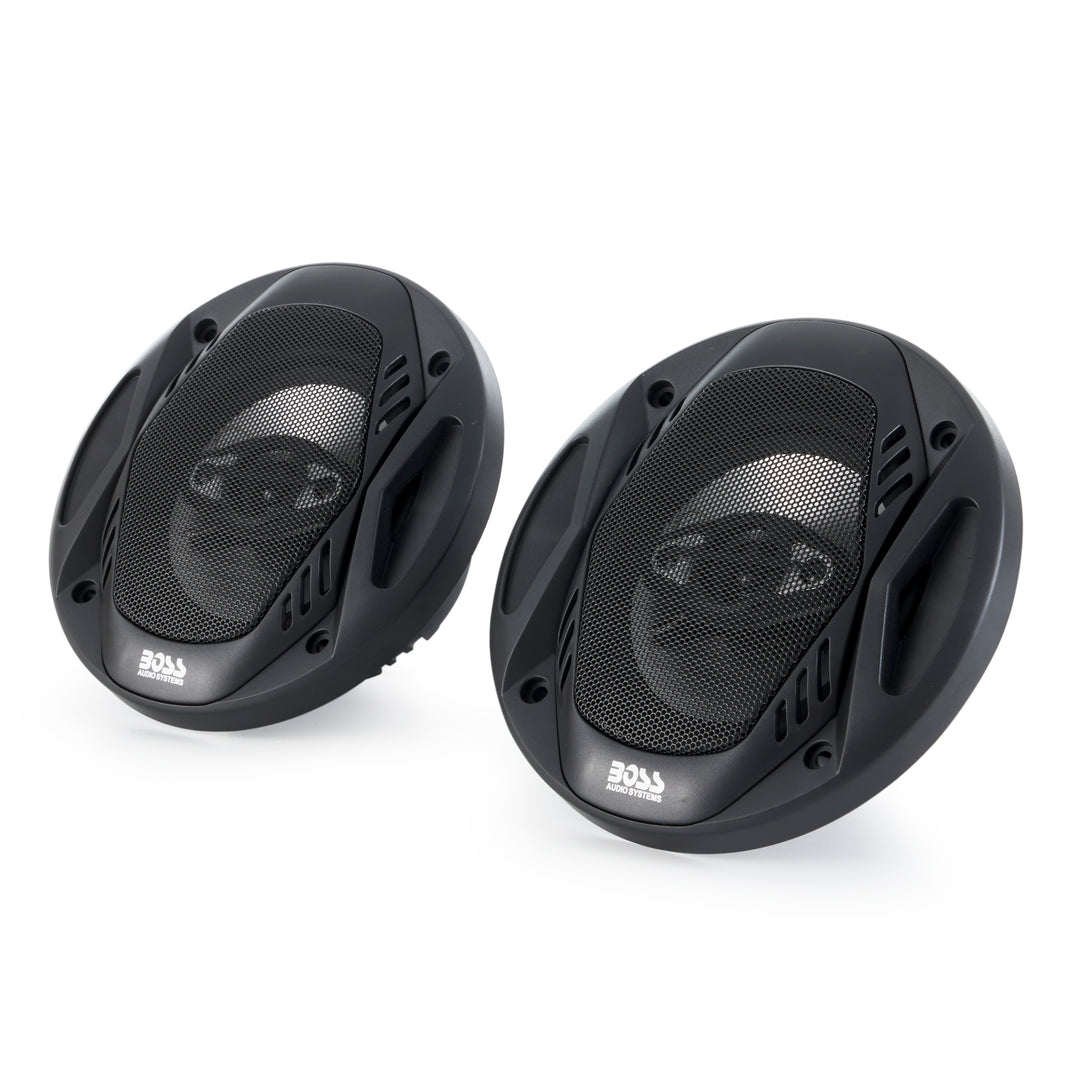 BOSS NX524 5.25" 600W 4-Way Car Audio Coaxial Speakers Stereo Black 4 Ohm