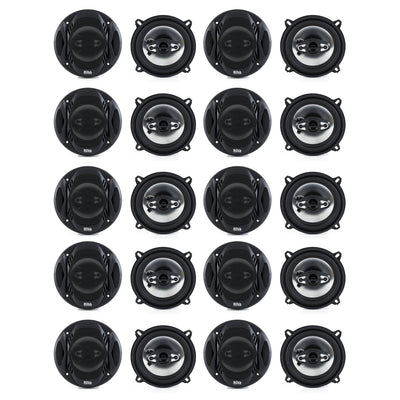BOSS NX524 5.25" 300W 4-Way Car Audio Coaxial Speakers Stereo 4 Ohm (10 Pack)