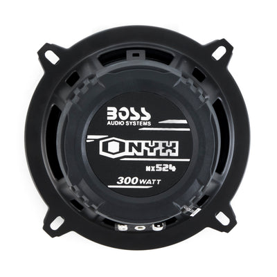 BOSS NX524 5.25" 300W 4-Way Car Coaxial Speakers Stereo Black 4 Ohm (4 Pack)