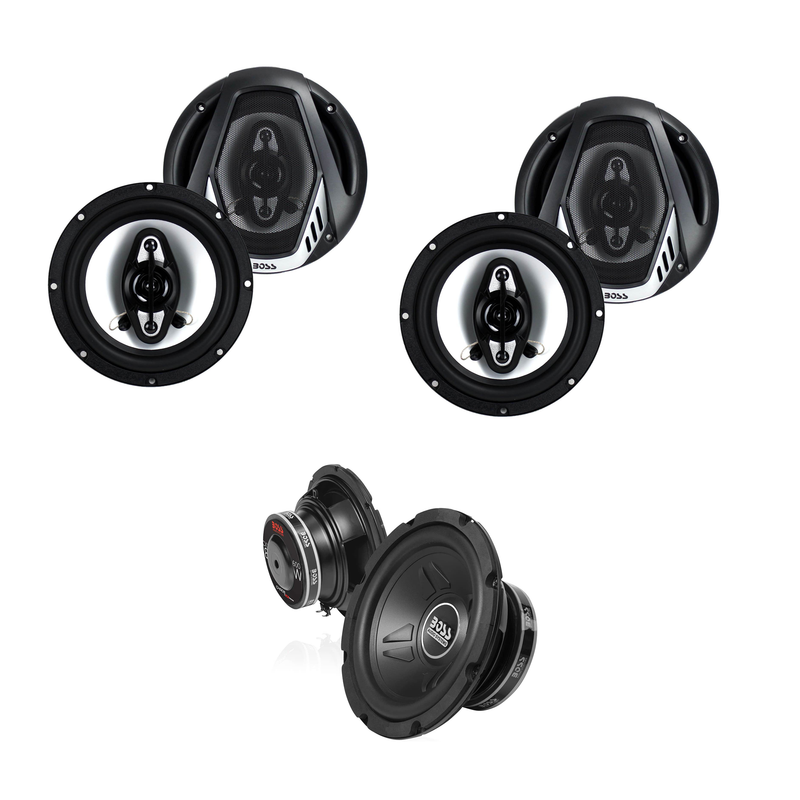 Boss Audio Systems 600-Watt 8-Inch Subwoofer & 6.5 In Coaxial Speakers (2 Pair) - VMInnovations
