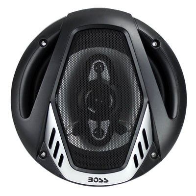BOSS NX654 6.5" 400W 4-Way Car Audio Coaxial Speakers Stereo 4 Ohm (8 Pack) - VMInnovations