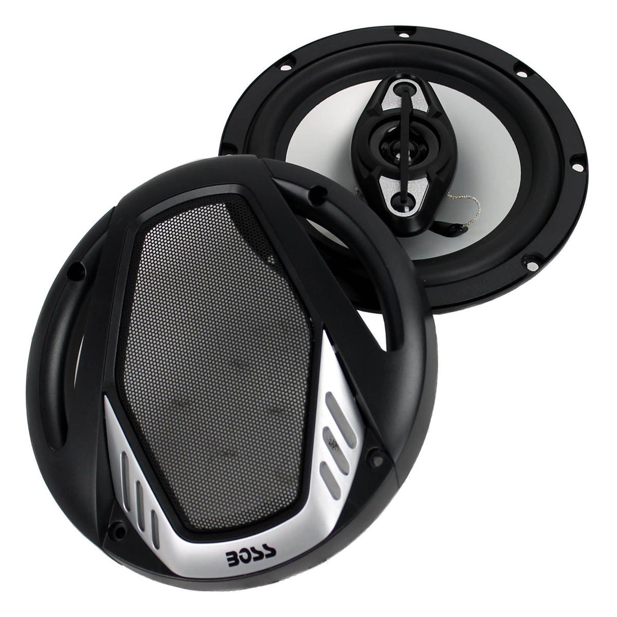 Boss 4 x 6" 4 Way 250W Full Range Speakers and 6.5" 400W Coaxial Speakers (Pair) - VMInnovations