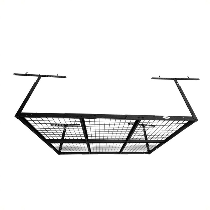 Steel Adjustable Garage Ceiling Storage Rack System, Black (Open Box) - VMInnovations