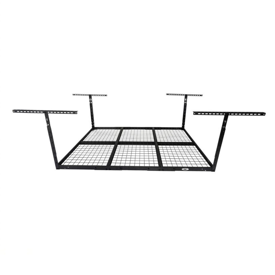 Steel Adjustable Garage Ceiling Storage Rack System, Black (Open Box) - VMInnovations