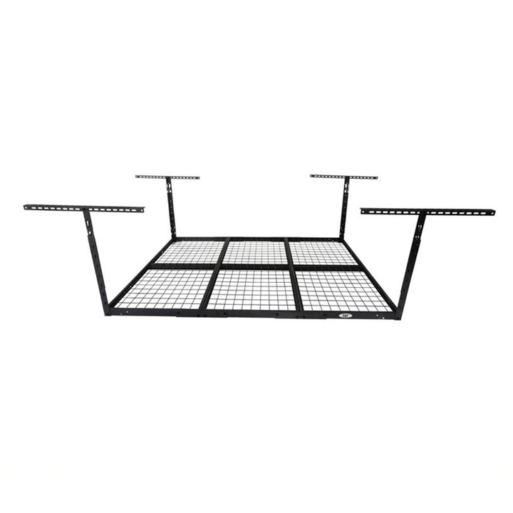 Steel Adjustable Garage Ceiling Storage Rack System, Black (Open Box) - VMInnovations