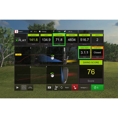 SwingLogic SLX MicroSim Indoor Golf Simulator with E6 Connect (Used)