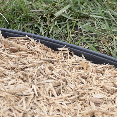 Dimex EasyFlex 3100-100C 100 Foot No Dig Garden Bed Plastic Edging Kit, Black