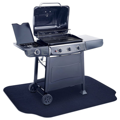 GrillTex 56 Inch Long x 36 Inch Wide Under Grill Protective Patio & Deck Mat