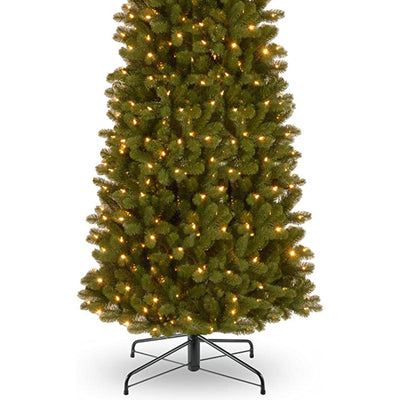National Tree Company Downswept Slim Fir 12' Christmas Tree Lights (For Parts)