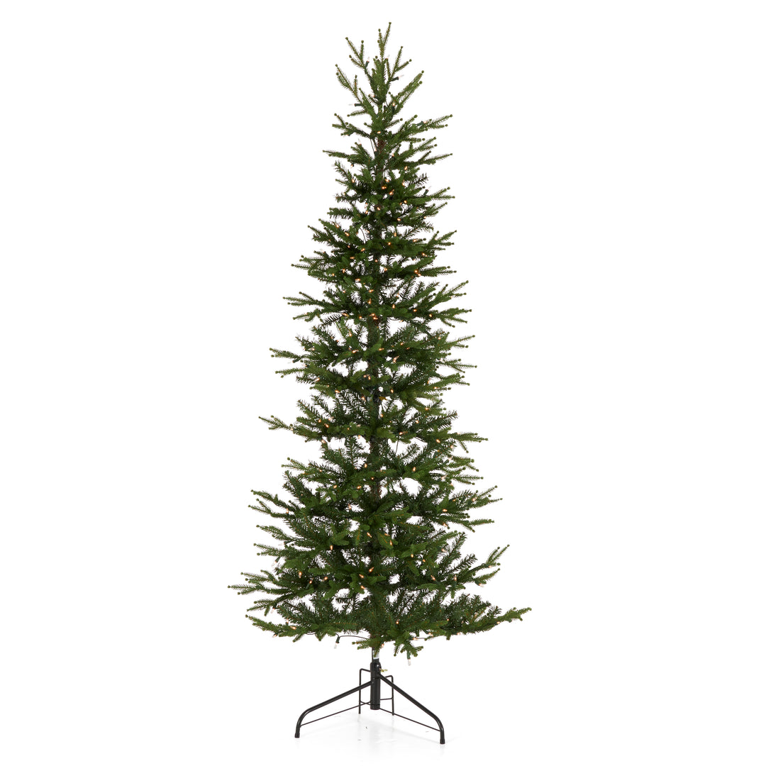 National Tree Company Montgomery 6.5' Prelit Corner Tree Clear Lights (Used) - VMInnovations