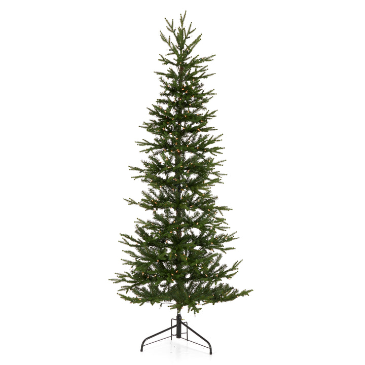 National Tree Company Montgomery 6.5' Prelit Corner Tree Clear Lights (Used) - VMInnovations