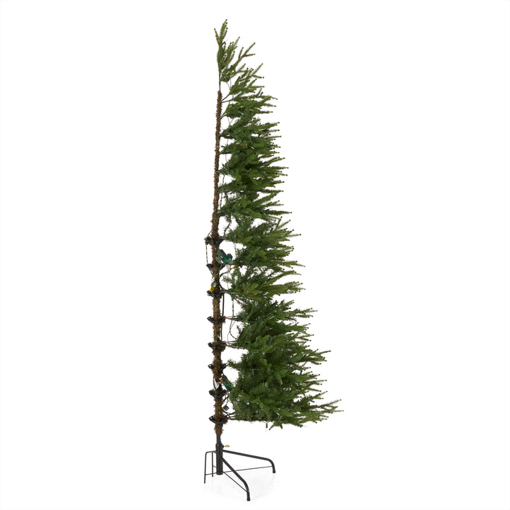 National Tree Company Montgomery 6.5' Prelit Corner Tree Clear Lights (Used) - VMInnovations