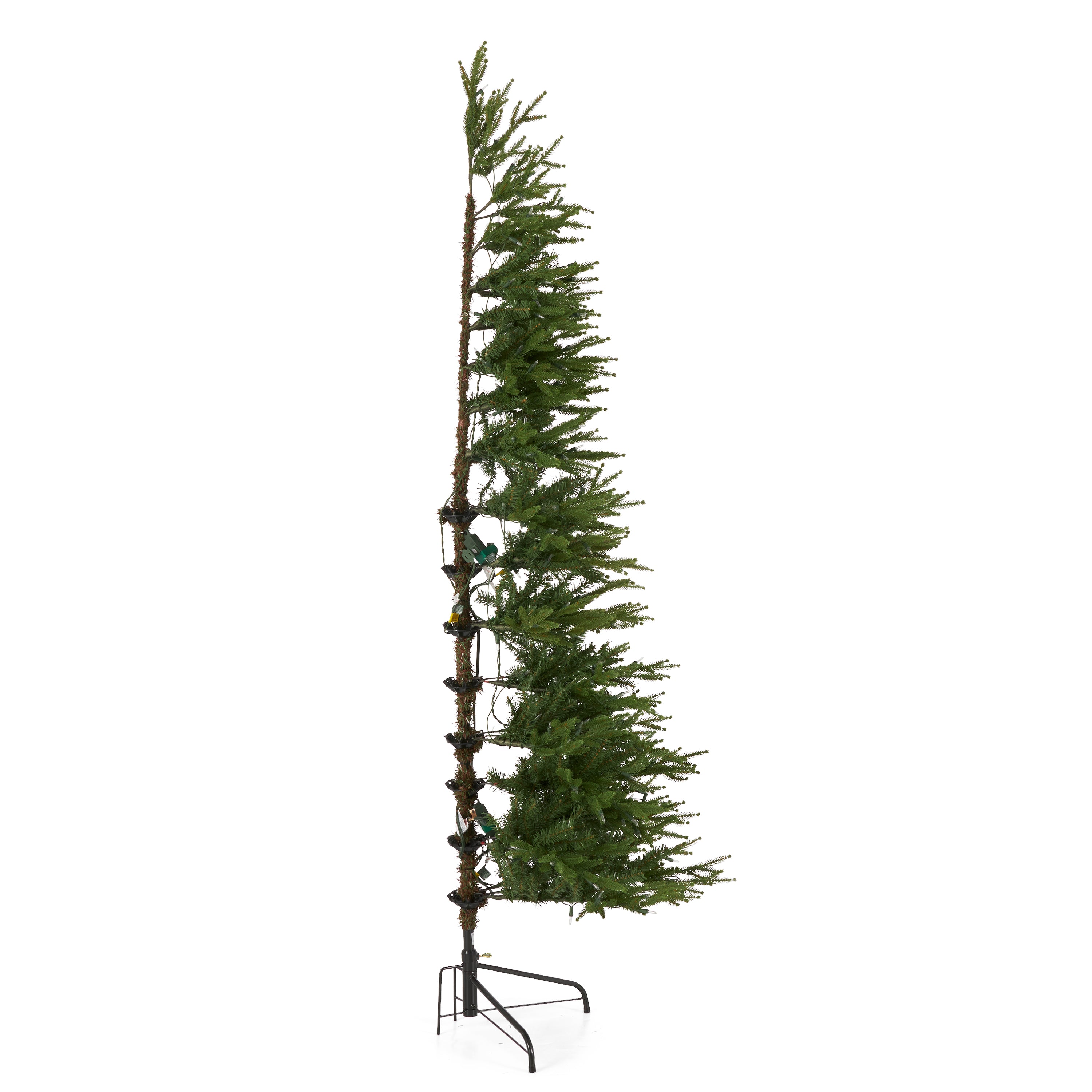 National Tree Company Montgomery 6 Ft Prelit Corner Tree Clear Lights (Used) - VMInnovations