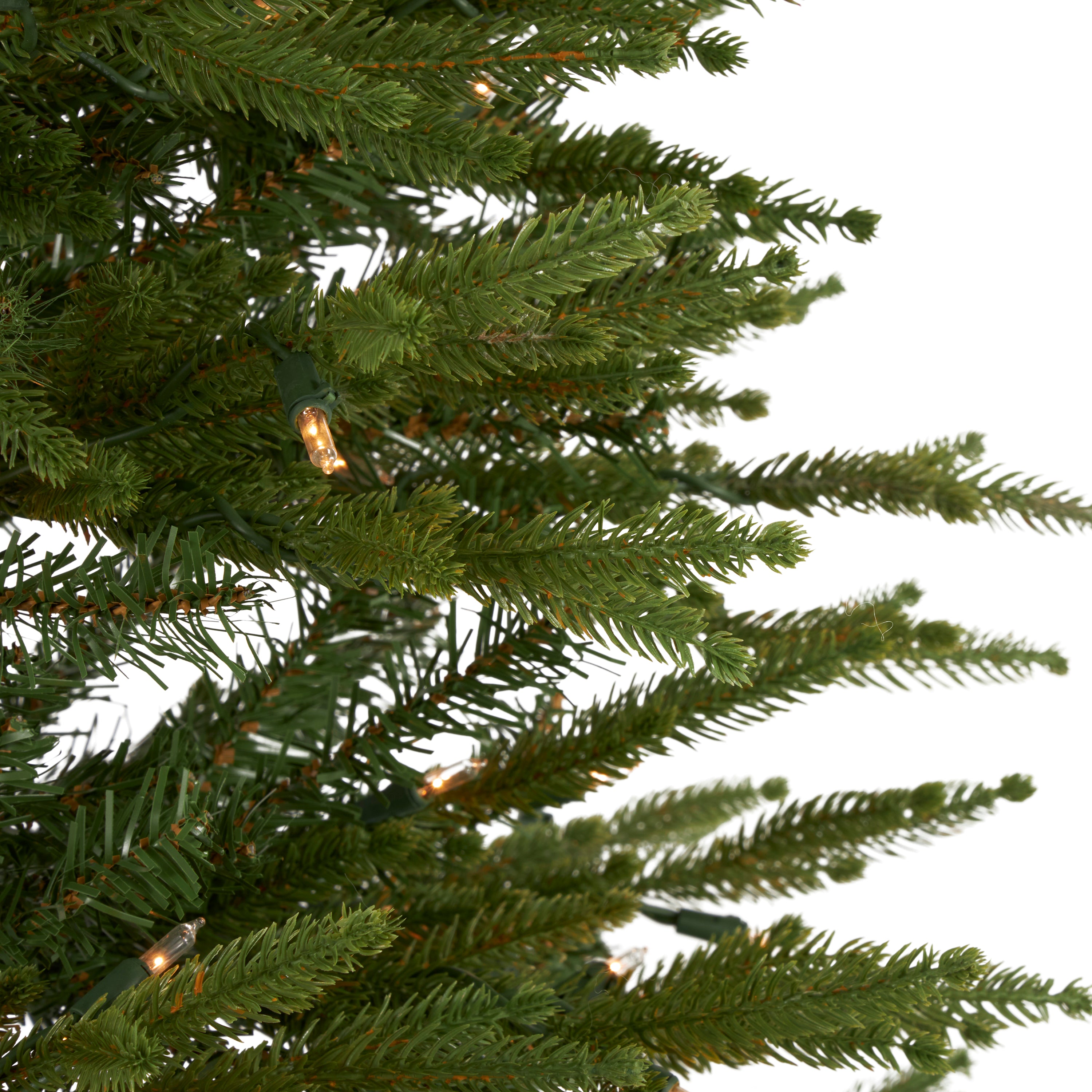 National Tree Company Montgomery 6.5' Prelit Corner Tree Clear Lights (Used) - VMInnovations