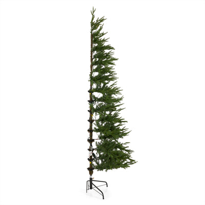 7 Ft Prelit Corner Christmas Tree Clear Lights (Open Box) - VMInnovations