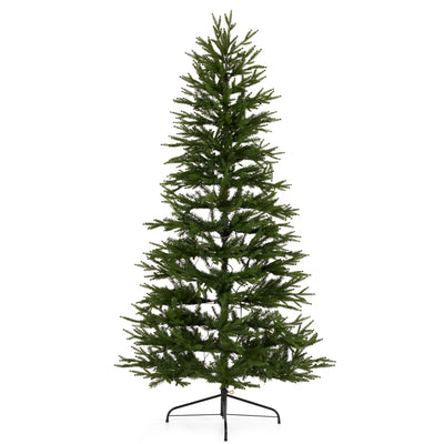 National Tree Company Montgomery 7Ft Prelit Half Tree Clear Lights (Used) - VMInnovations