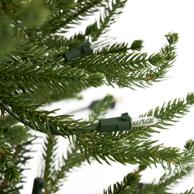 Montgomery 6.5' Prelit Half Christmas Tree 300 Clear Light (Used) - VMInnovations