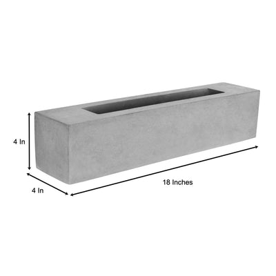 Colsen 18 Inch Portable Indoor Outdoor Concrete Tabletop Fire Pit (Open Box)