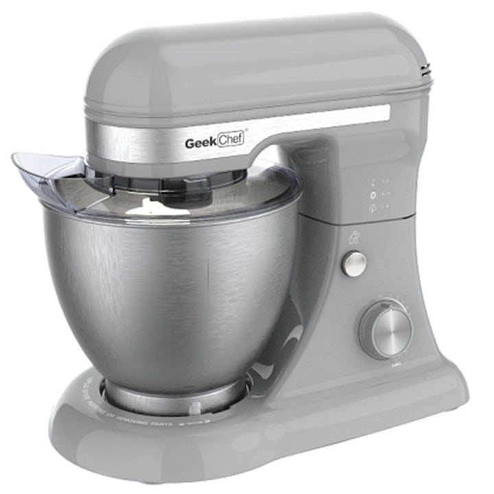 Geek Chef 4.8 Qt Stainless Steel Bowl 12 Speed Baking Stand Mixer, Gray (Used) - VMInnovations