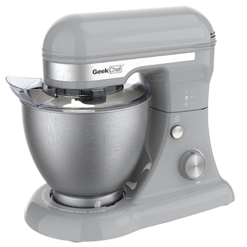4.8 Qt Stainless Steel Bowl 12 Speed Baking Stand Mixer, Gray (Open Box)