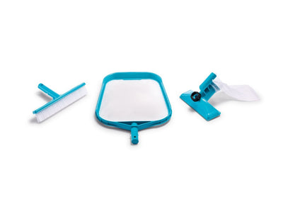 Intex Basic Pool Debris Cleaning Kit with Wall Brush and Vacuum Head (Open Box) - VMInnovations