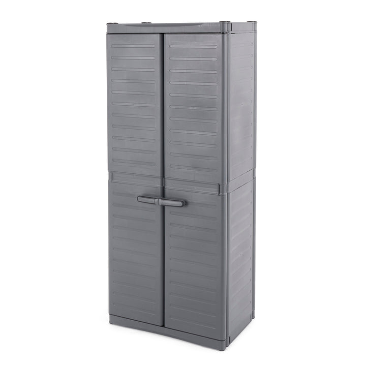 Gracious Living MaxIt Premium 2-Door Utility Cabinet w/ Metal Shelves (Open Box) - VMInnovations