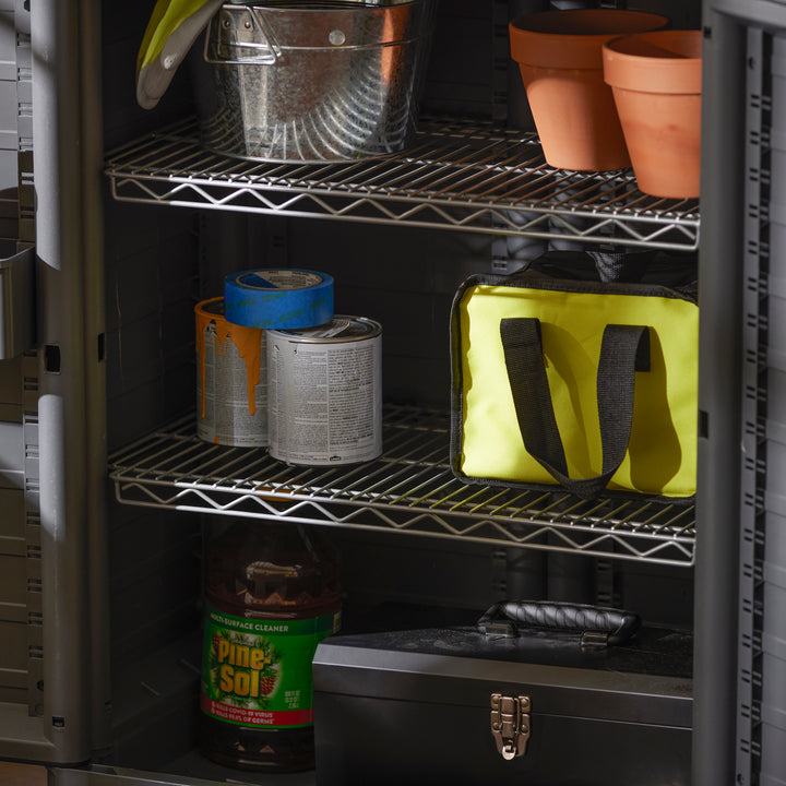 Gracious Living MaxIt Premium 2-Door Base Cabinet with Adjustable Metal Shelves (Open Box)