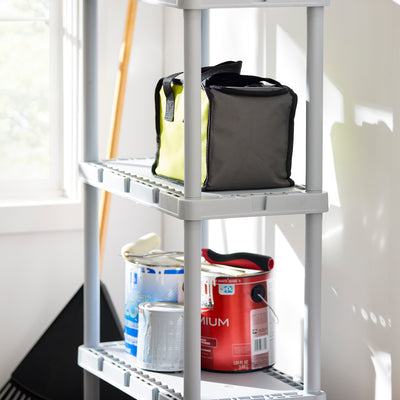 Knect-A-Shelf Fixed Height 4 Shelf Light Duty Storage System (Open Box) - VMInnovations