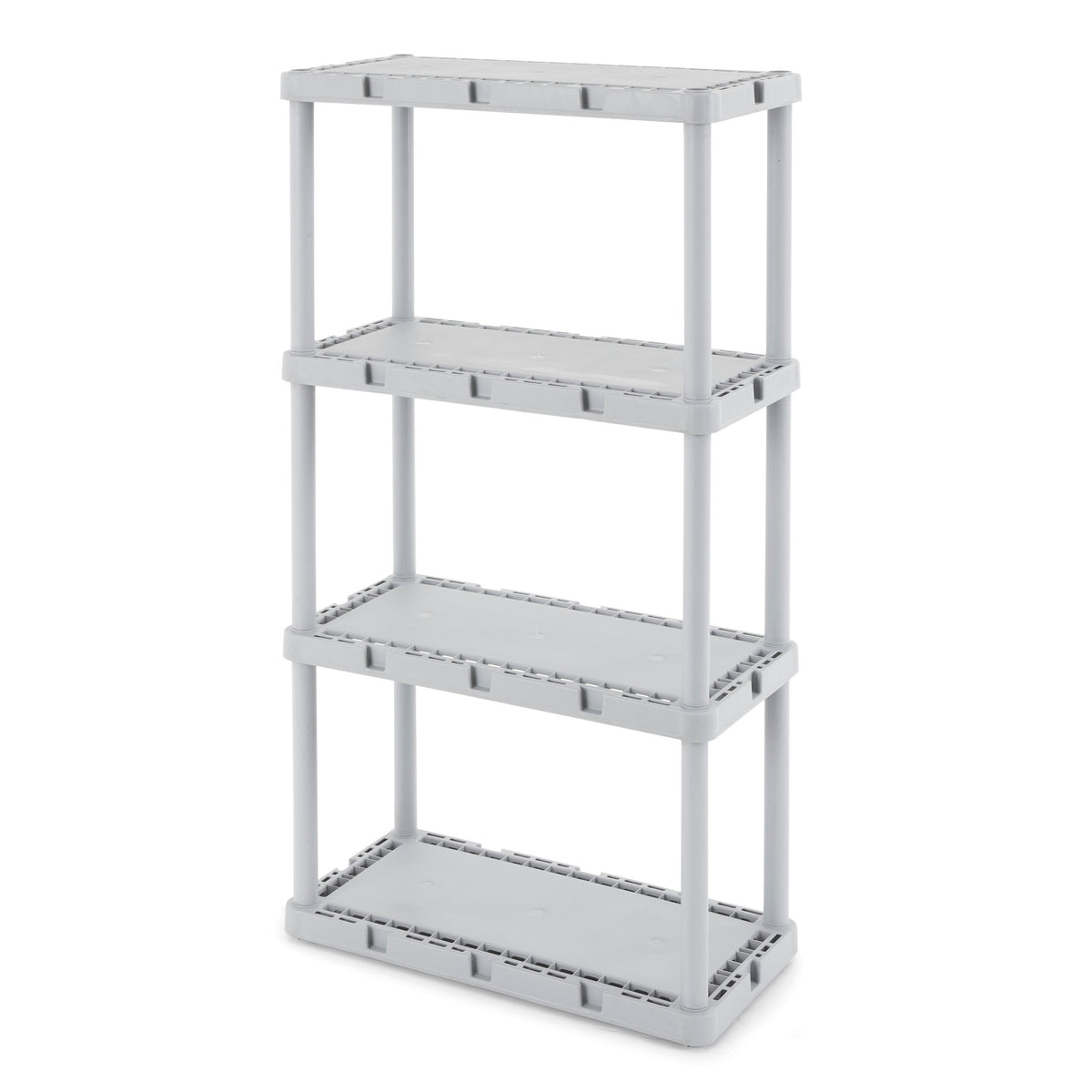 Gracious Living Knect-A-Shelf 4 Tier Light Duty Storage Shelving System (4 Pack)