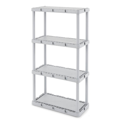Gracious Living Knect-A-Shelf 4 Tier Light Duty Storage Shelving System (4 Pack)