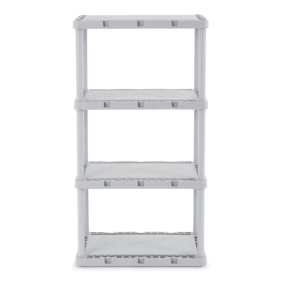 Knect-A-Shelf Fixed Height 4 Shelf Light Duty Storage System (For Parts)