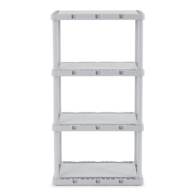 Knect-A-Shelf Fixed Height 4 Shelf Light Duty Storage System (Open Box)