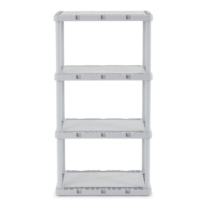 Gracious Living Knect-A-Shelf 4 Tier Light Duty Storage Shelving System (4 Pack)