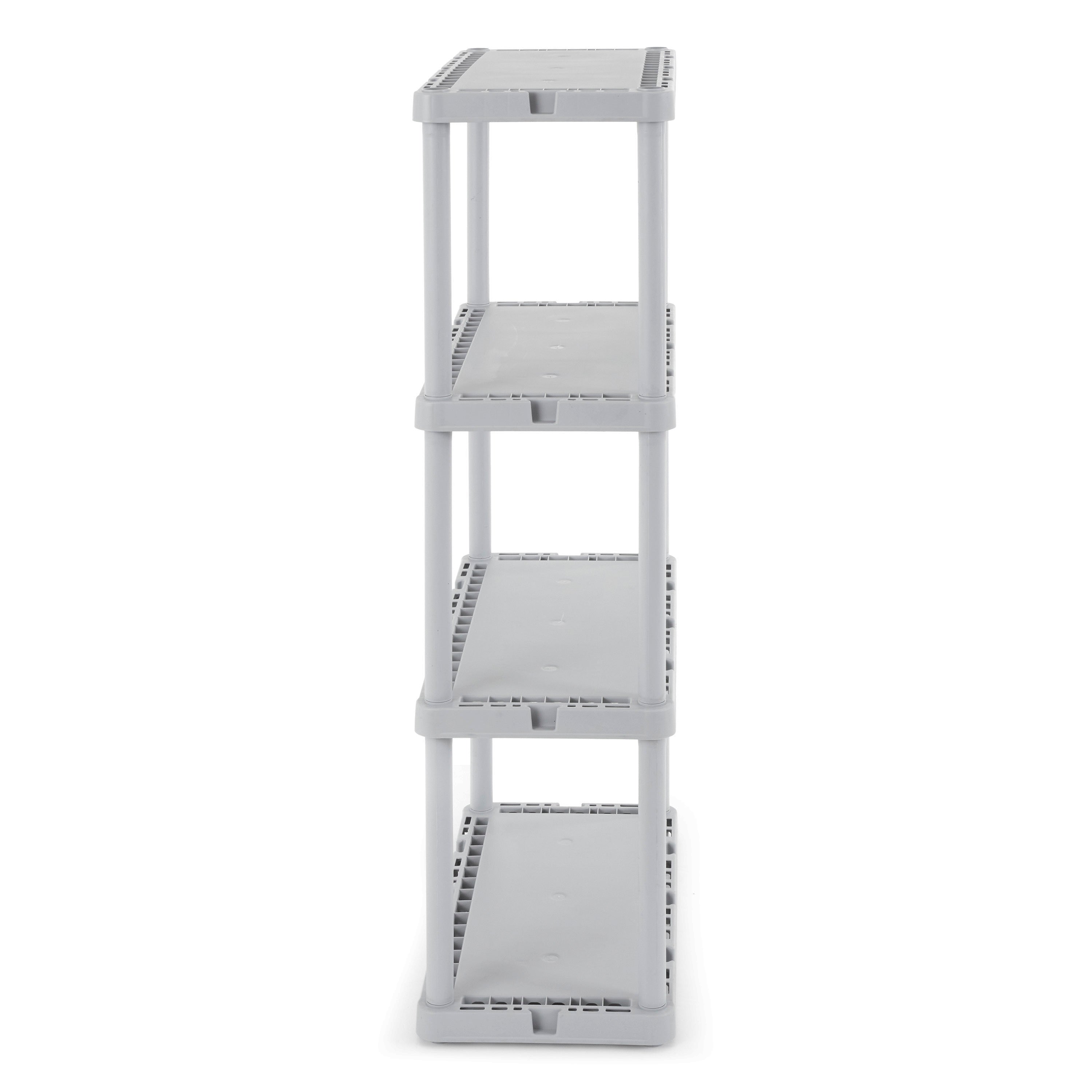 Knect-A-Shelf Fixed Height 4 Shelf Light Duty Storage System (For Parts)