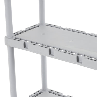 Knect-A-Shelf Fixed Height 4 Shelf Light Duty Storage System (For Parts)