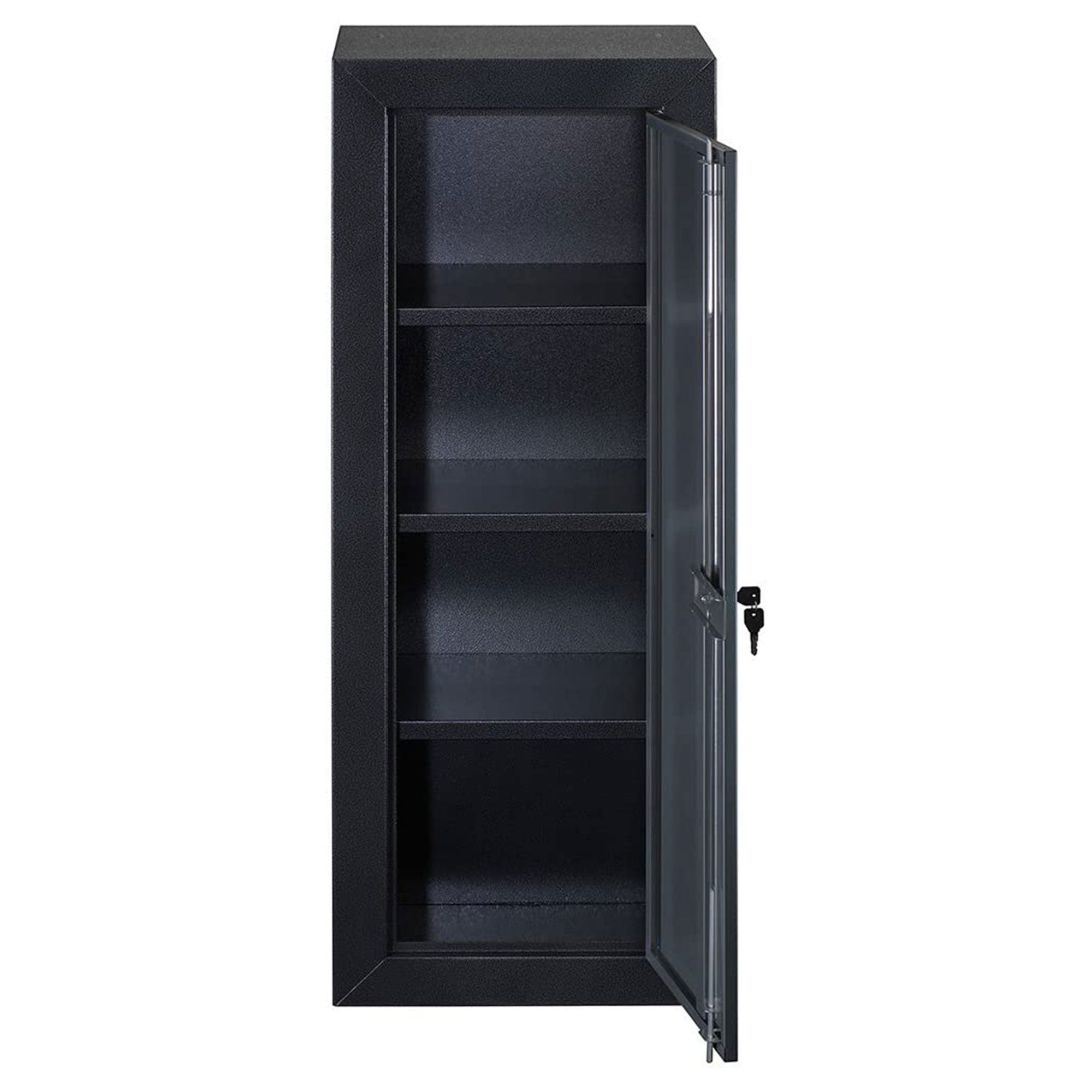 Stack On Firepower Locking 55 Inch Steel Ammunition Security Cabinet Safe, Black