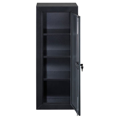 Stack On Firepower Locking 55 Inch Steel Ammunition Security Cabinet Safe, Black