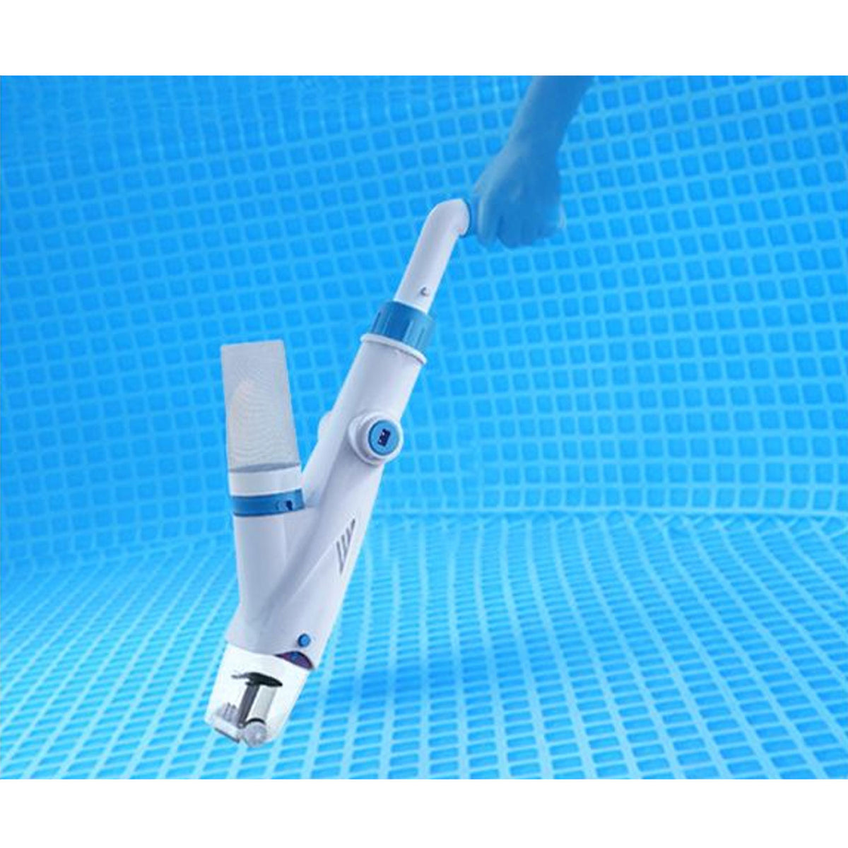 JLeisure 10x6.5' Above Ground Swimming Pool and Clean Plus Handheld Pool Vacuum