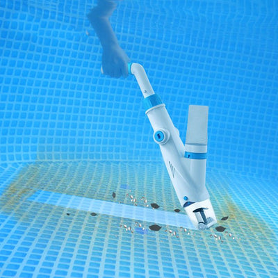JLeisure 10x6.5' Above Ground Swimming Pool and Clean Plus Handheld Pool Vacuum