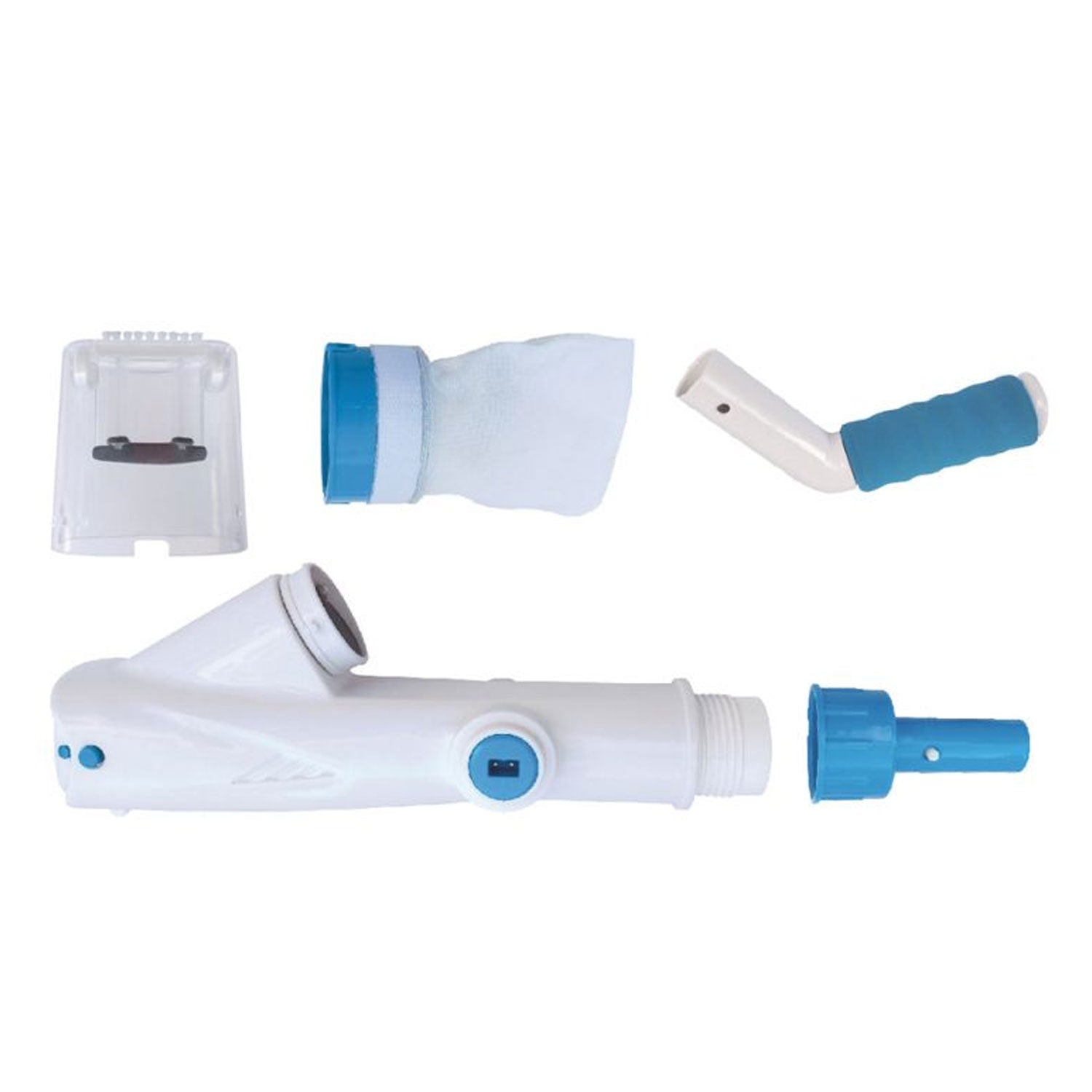 JLeisure 10x6.5' Above Ground Swimming Pool and Clean Plus Handheld Pool Vacuum