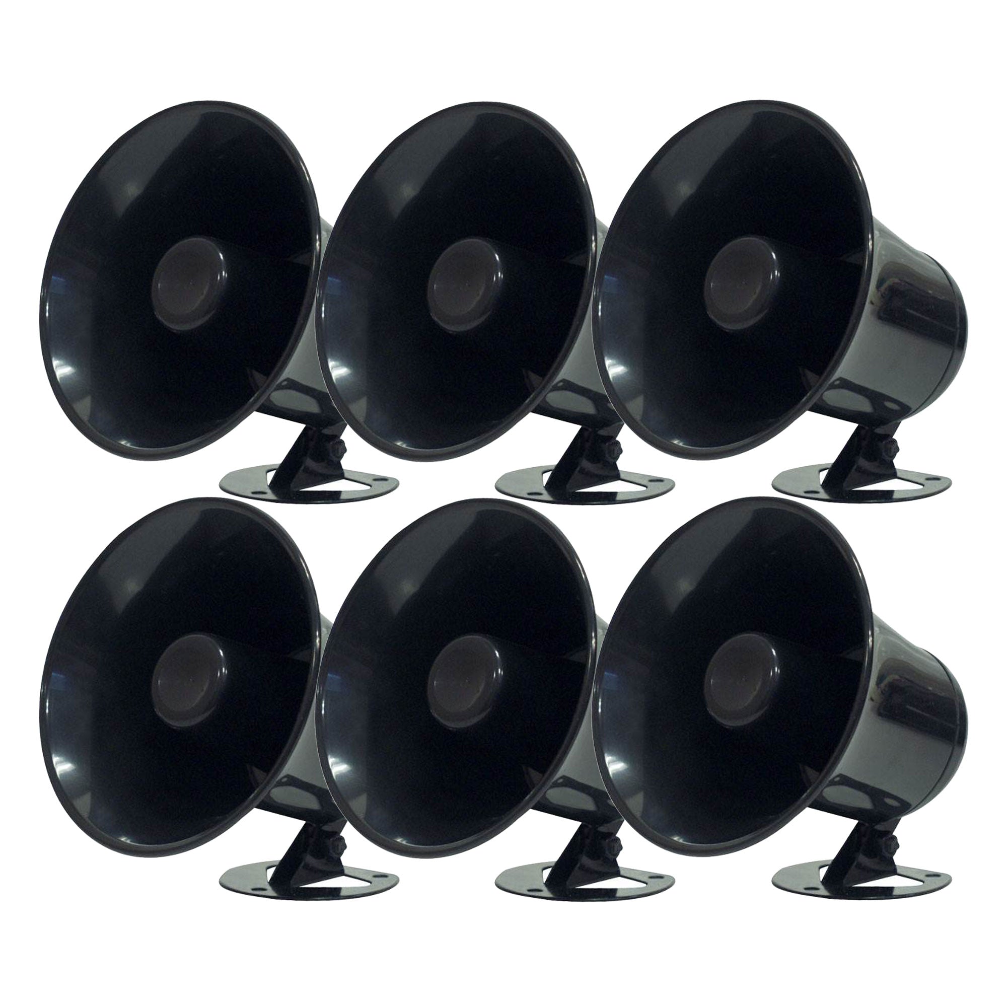 Pyramid Outdoor SP5 All Weather PA Mono Extension Horn Speaker Weather (6 Pack)