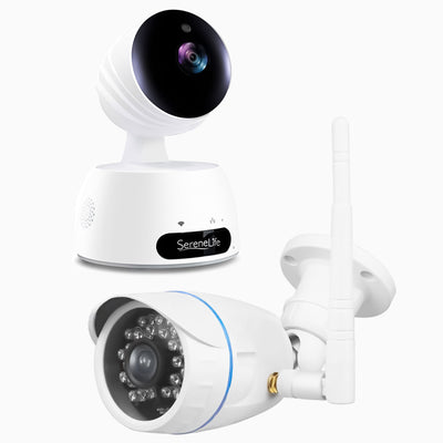 SereneLife IPCAMHD15 and IPCAMHD30 WIFI 720p Security Cameras with App Control