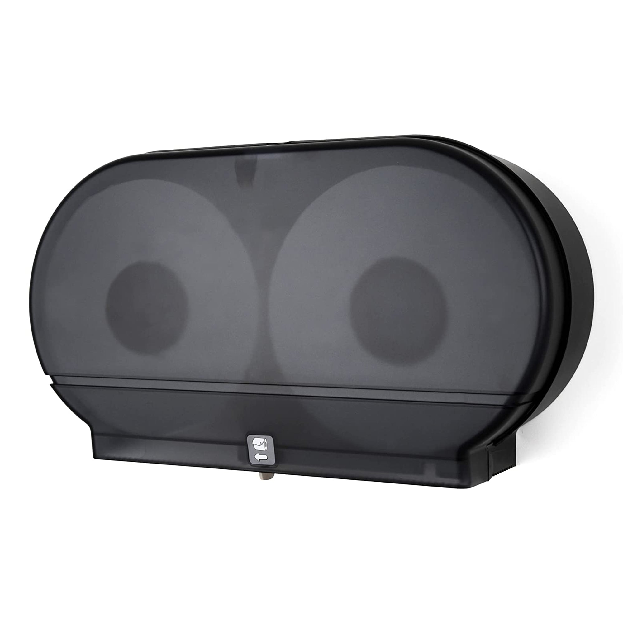 Response Commercial Twin 9 Inch Jumbo Wall Mounted Tissue Paper Dispenser, Black