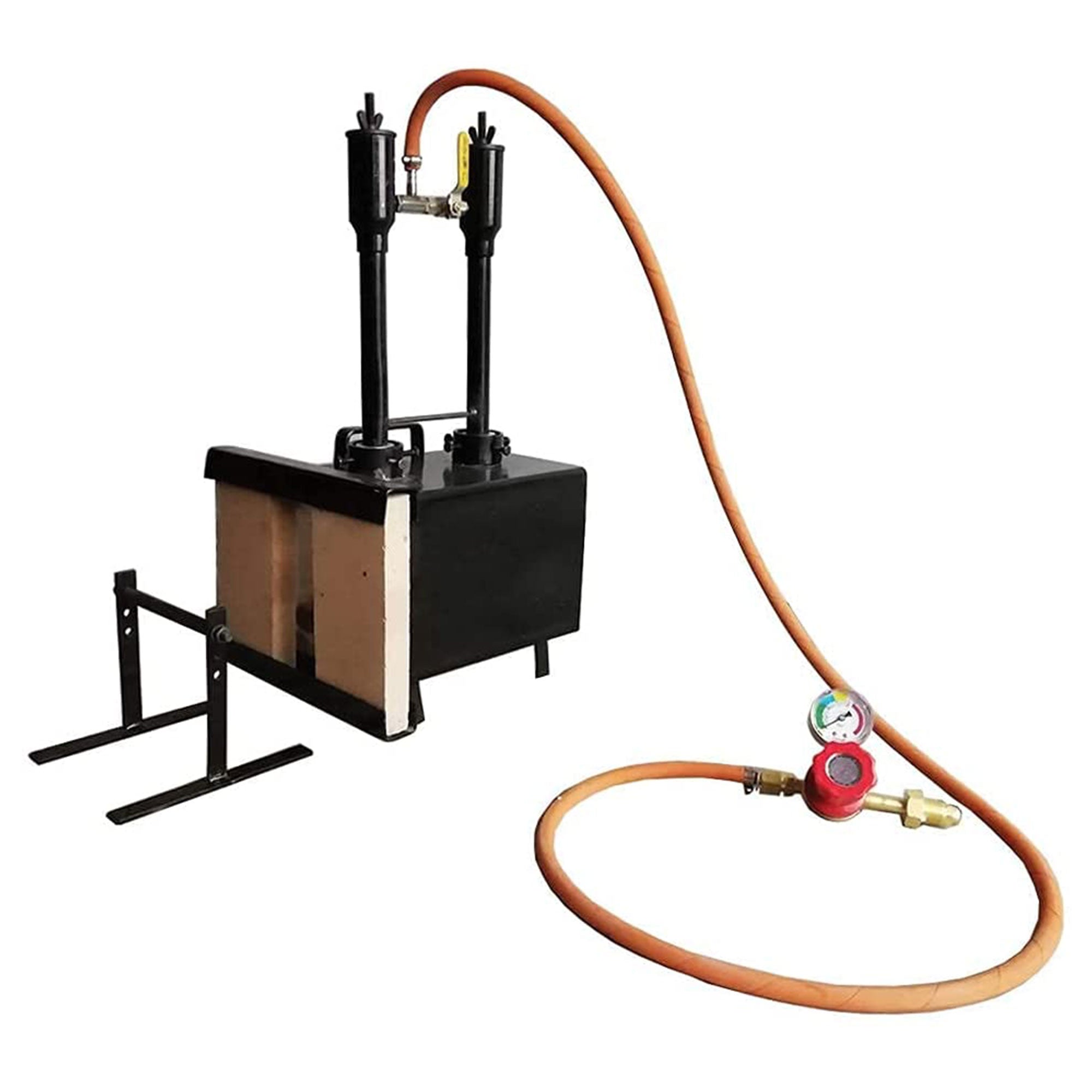 Simond Store PFI-21B Gas Propane Double Burner Rectangular Farrier Forge, Steel