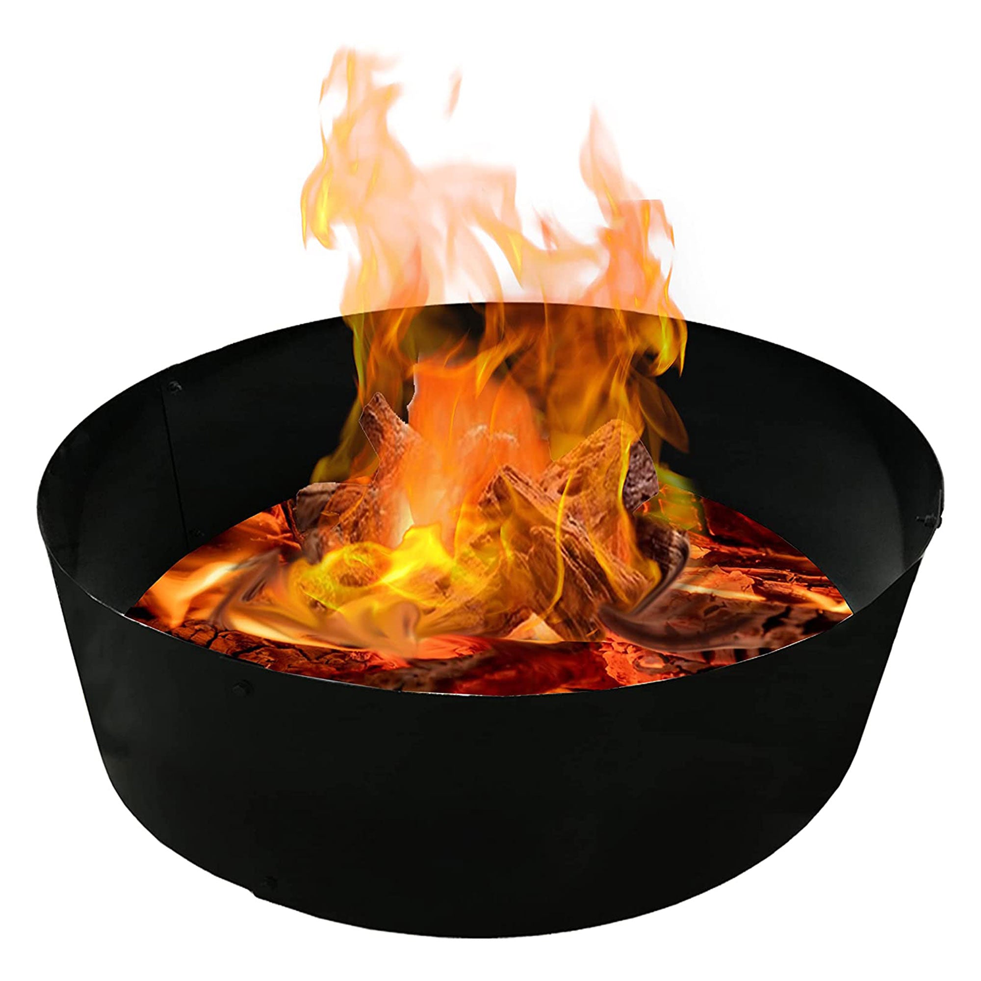 Simond Store Round Heavy Duty Fire Pit Ring Insert, 60 Inch Diameter (Open Box)