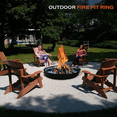 Simond Store Round Heavy Duty Fire Pit Ring Insert, 60 Inch Diameter (Open Box)