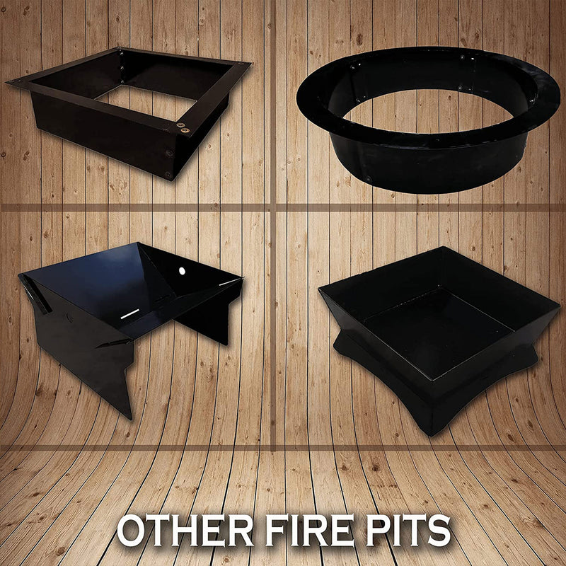 Simond Store Round Heavy Duty Fire Pit Ring Insert, 60 Inch Diameter (Open Box)