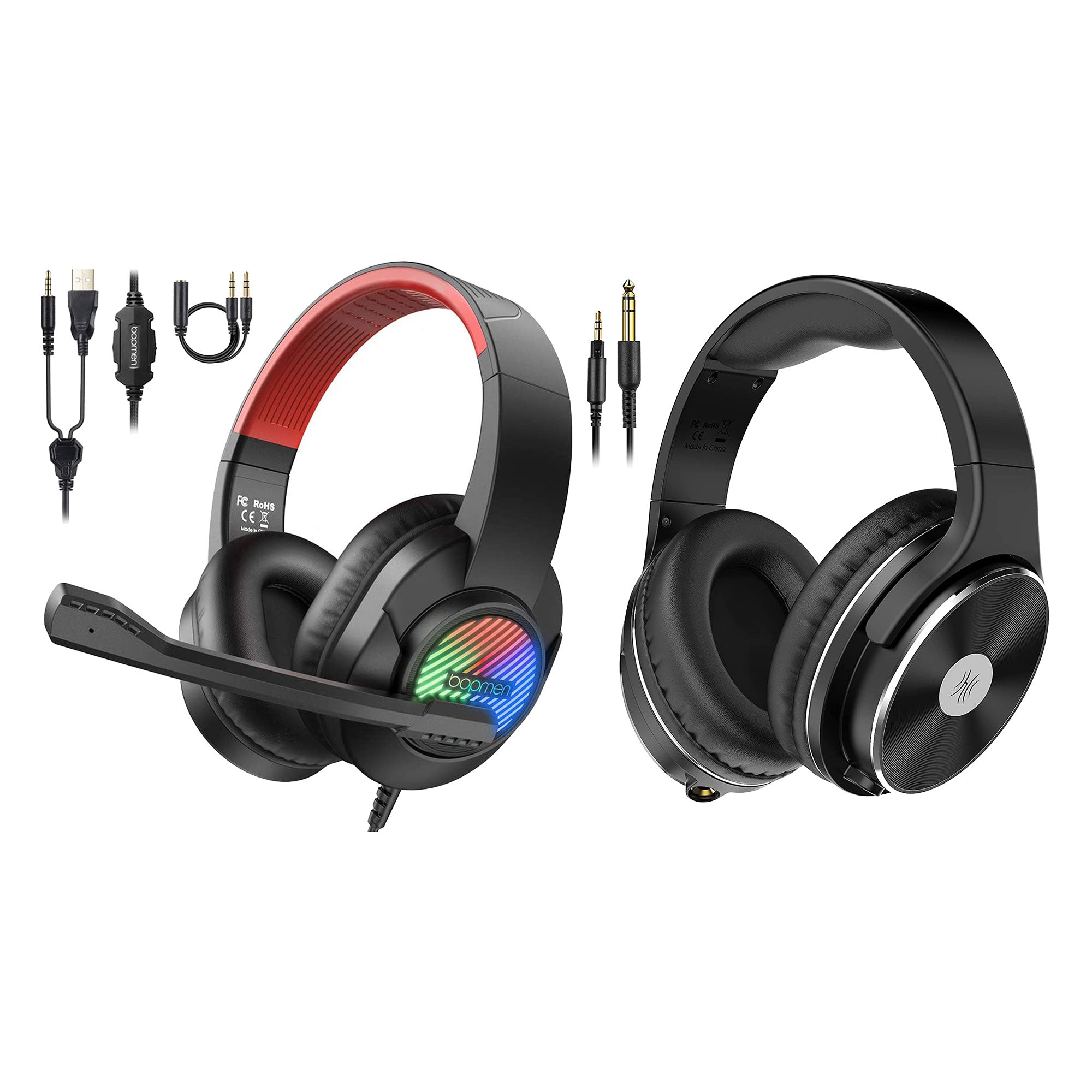 OneOdio Studio HIFI Over Ear Wired Headphones with T8 Over Ear Gaming Headset - VMInnovations