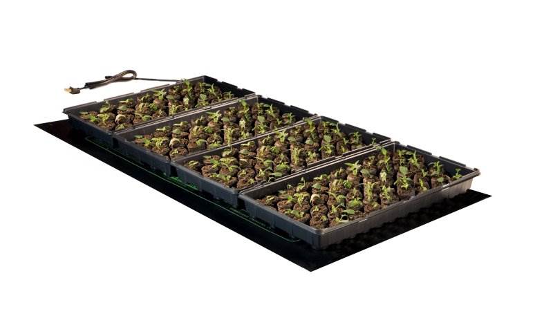 Hydrofarm Jump Start 107 Watt 48" x 20" Hydroponic UL Listed Seedling Heat Mat - VMInnovations